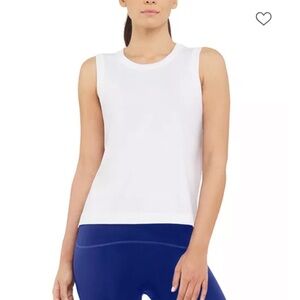 SPANX White Sleeveless Tank Top